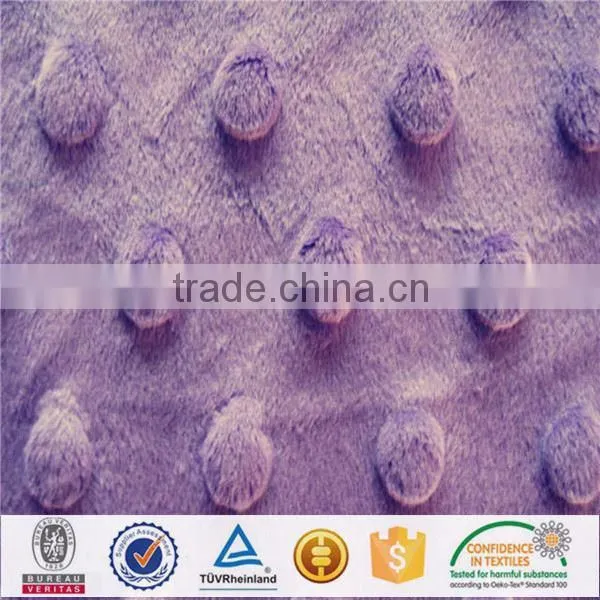 Kint Embossed Velboa Fabric