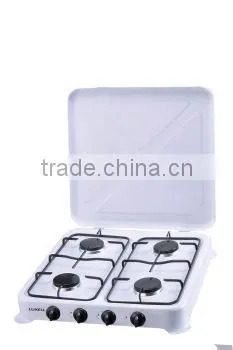 Efficient 4 Burners Built-in European Gas Stove With Cover M-004