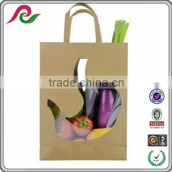 Factory Price New Product Brown Kraft Paper Cement Shopping Bag photo-2
