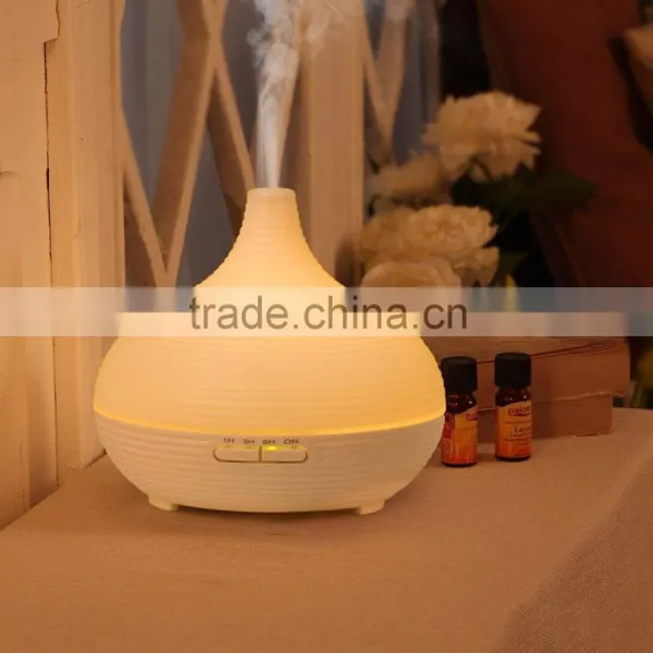 300 ml 7 Colors Changing Light Fashion Design Fea Aroma Diffuser Oil Diffuser Ceramic photo-3