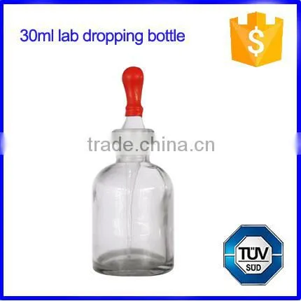 Lab Glassware 30ml Dropping Bottle With Latex Rubber Nipple photo-2