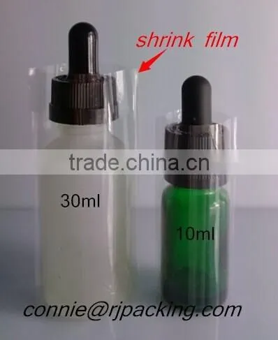 Glass Vape Bottle / Vape Bottle /glass Eye Dropper Bottles With Shrink Wrap