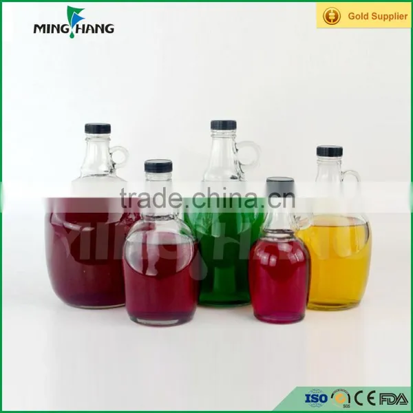 1L 1.5L 2L 3L 4L Screw Plastic Lid California Wine Bottle With Handle, California Red Wine Glass Bottle