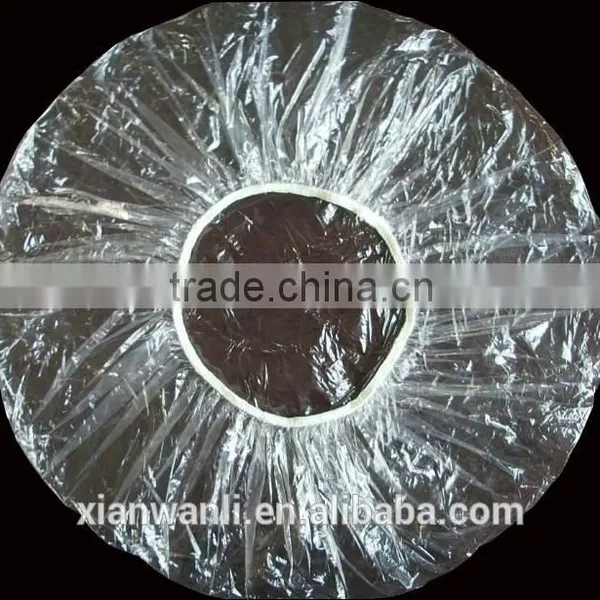 Disposable Plastic Shower Caps for Bathroom Made in China photo-3