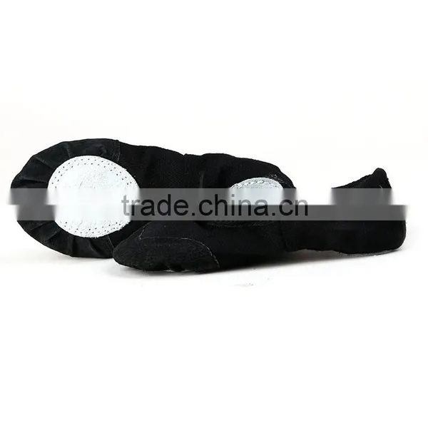 Wholesale Fashion Style Kids Soft Black and White Stripe Baby Girl Dance Shoes photo-4