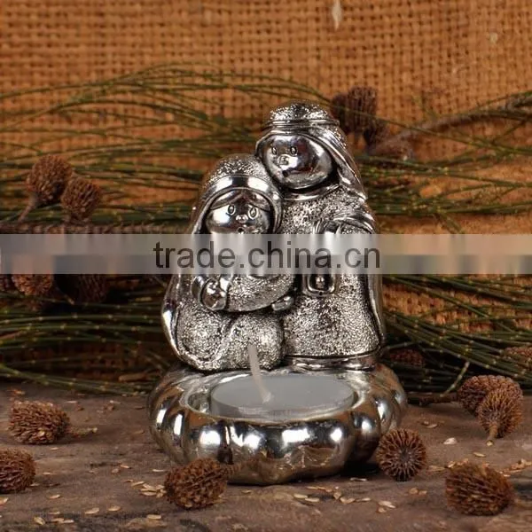 Resin Nativity Set Candle Holder photo-2