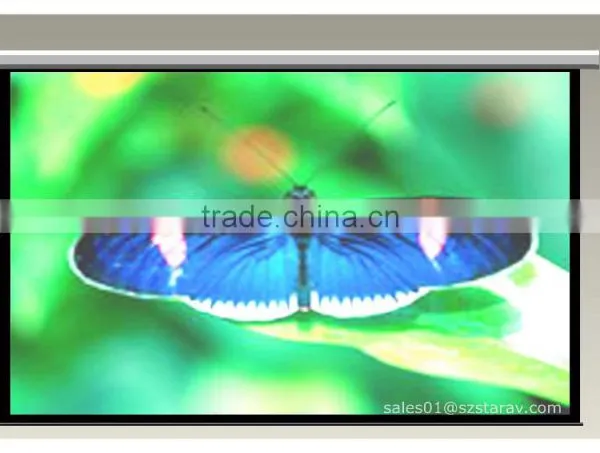 Hot Cheap Electronic Motorized Screen China Supplier 16:9 4:3 Standard Housing 1 Year Warranty photo-6