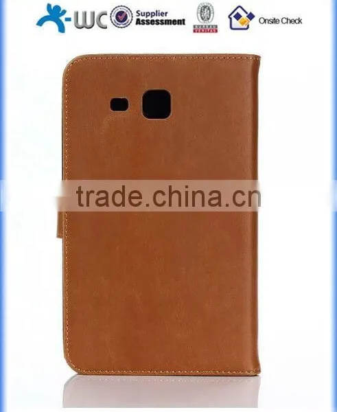 Retro Leather Case for Samsung Galaxy Tab A 7.0 (T280) With 3 Card Slot and Bill Slot photo-3