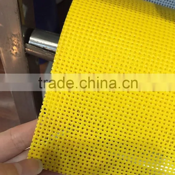 YL PVC Mesh Fabric, Printing Mesh Fabric,coated Mesh, Tarpaulin,color Yellow
