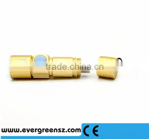 300 Lumen Zoomable Q5 LED Flashlight Focus Torch Lamp Adjustable photo-6