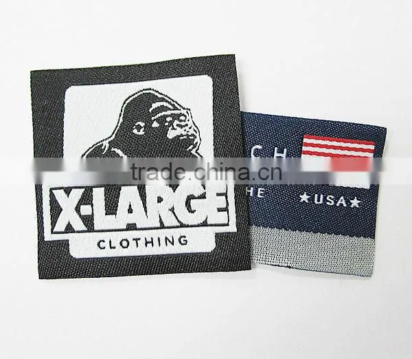Polyester Colorfuld Damask Quality Brand Name Custom Woven Label