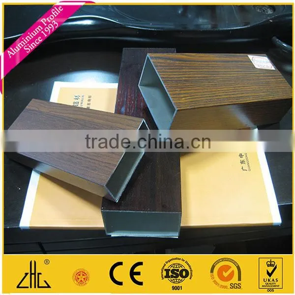 Wow!! 6061 T6 6063 T5 Anodized Finish,wood Grain Finish,powder Coated Finish Aluminium Pipes OEM , Guangzhou Aluminum Color Tube photo-2