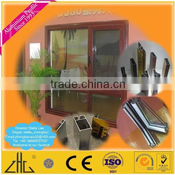 Wow!! Aluminum Frame/ Powder Coated Timber Grain Aluminium Profile to Make Doors and Windows/ Timber Wood Alluminum Price per kg