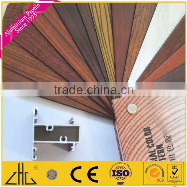 6063 Wood Grain Aluminum Alloy Extrusion for Window Series to Construction photo-4