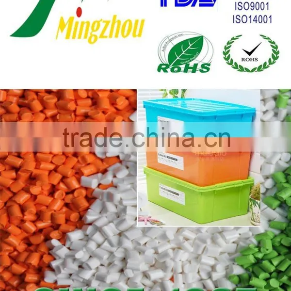 Polyolefin Plastic Granule Houseware Color Masterbatch For PP PE PS HIPS ABS AS