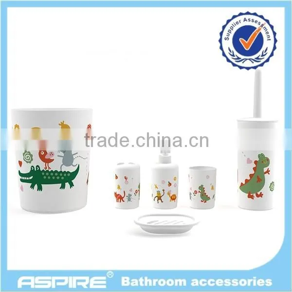 Wholesale Printed Plastic Bathroom Set photo-6