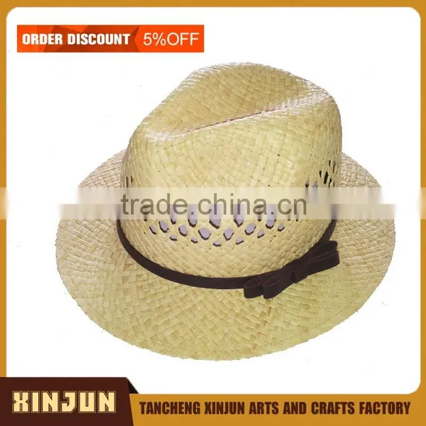 BEST-SELLING FEDORA PANAMA BEACH WHITE STRAW HAT