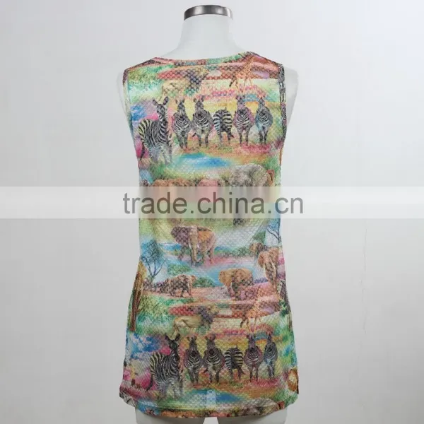F5S15197 Tank Top Woman Summer 2016 China Manufacturer photo-3