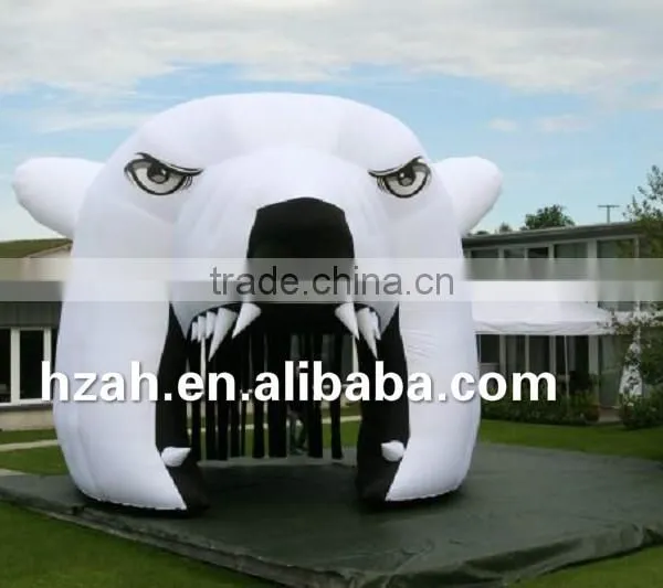 Inflatable Polar Bear Mascot Tunnel for Advertising Decoration photo-2