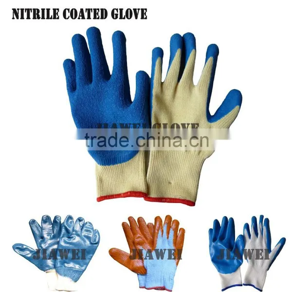 Cheap Garden Work Blue Latex Palm Coated Glove/Guantes De Latex 0204
