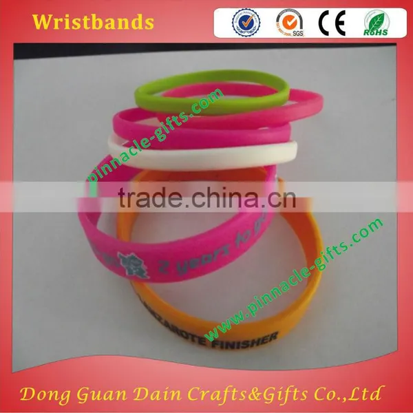 Soft PVC Wristband Bracelet, Adjustable Rubber Plastic Wristband, Cheap photo-6