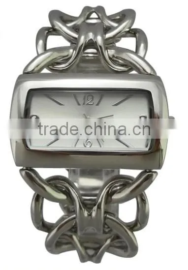 Chain Strap Gold Plated Wrist Watch For Women photo-2