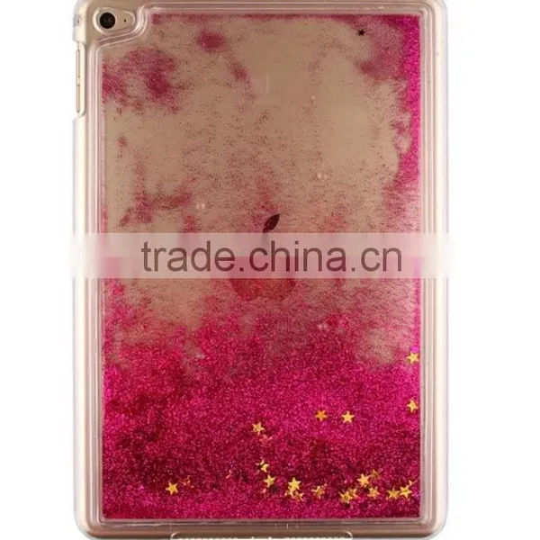 Hard Plastic Bling Bling Flowing Sand Tabet Case for Ipad Mini, for Mini Ipad 4 Cover Case Sparkling Quicksand Design photo-6