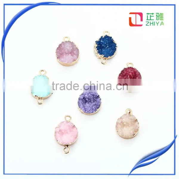 2016 Hot Sale Resin Druzy Pendant Wholesale Druzy Jewelry photo-2