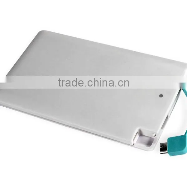 2016 In Shenzhen Credit Card Mobile Phone Portable Power Bank 2200mah for Mobilephone Power Bank photo-2