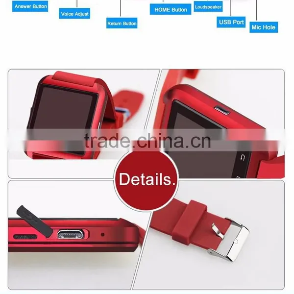 Latest Wrist Watch Mobile Phone u8 Smart Bluetooth Cheap Smart Watch photo-6
