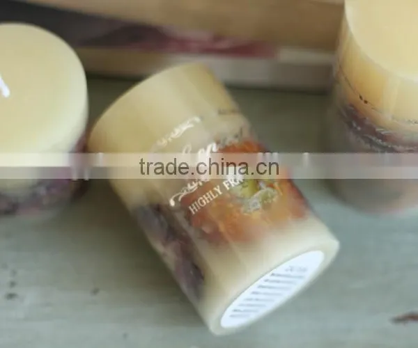 OEM Gift Scented White Pillar Candle photo-3