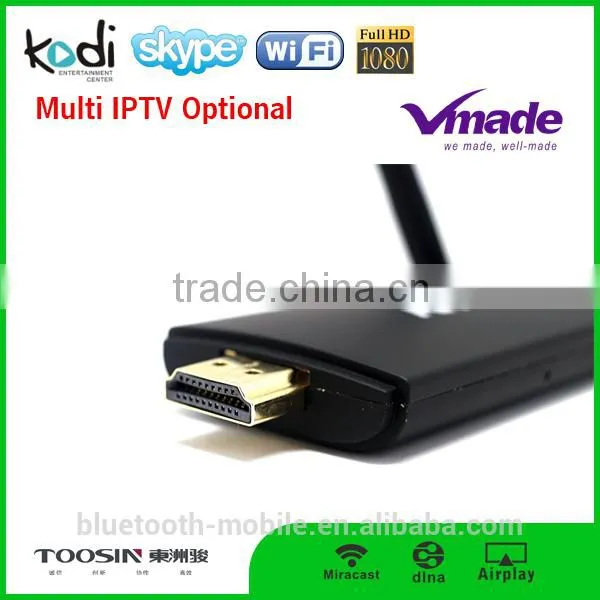 2016 Hot Wholesale Amlogic S805 1G+8G Quad-core Android4.4 H.265 Smart Android TV Stick Dongle Mini Android tv Receiver photo-2