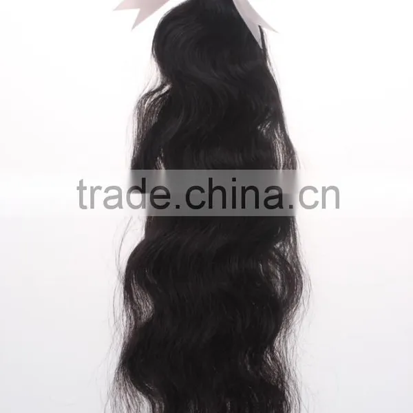 Full Real Cuticle Natural Color Machine Weft Loose Weave 100% Virgin Remy Natural Braizilian Human Hair Weft China Xuchang