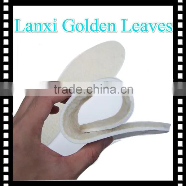 Hot Sale Winter Latex Foam Insole Sheep Fur Warm Insole Wool Felt Insole