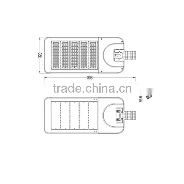 250W Energy Saving Floodlight LED Lens Streetlight 250w Solar Led Street Light photo-3