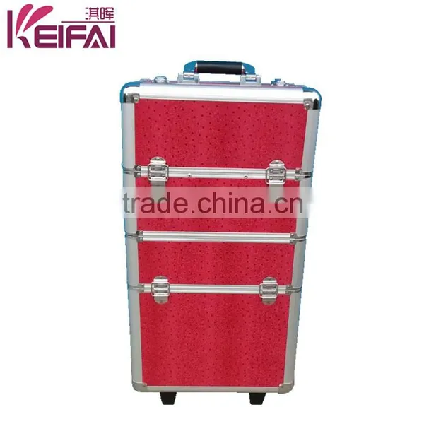 Keifai Customizable Multi-Functional Jewelry Trolley Case With Wheel photo-5