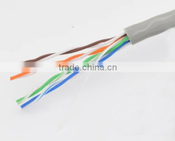 Bare Copper 24Awg 4pairs UTP CAT 5e LAN Ethernet Cable for Computer Network photo-3