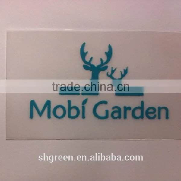 Plastic Film Heat Pressed Transfer Tag for Boxer Shirt photo-3