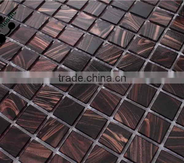 SMH06 Kitchen Wall Tiling Beautiful Mosaic Patterns Gold Line Wall Mosaic photo-4