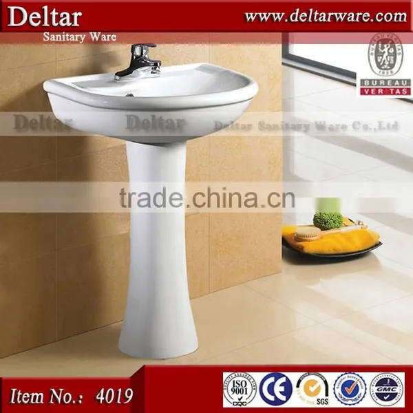 Chaozhou Porcelain Basin With Floor, Wash Basin With Stand for Sale, Basin Pedestal in Top Quality photo-4