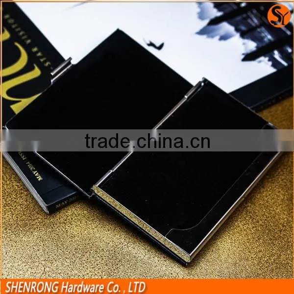 Brown Anti RFID Credit PU Leather Card Case Also for Name Card With Embossing LOGO photo-6