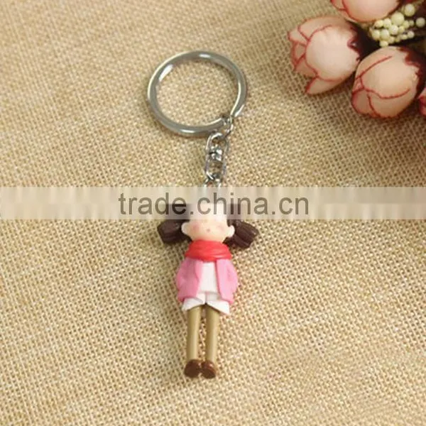 Cartoon Child Mini Keychains, Custom Made Metal Keychains, Custom Made Metal Cartoon Child Mini Keychains Manufacture photo-4