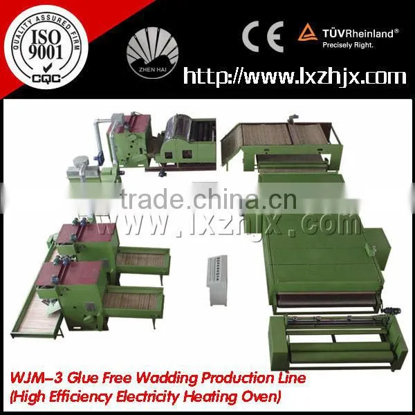 Hot Sale Non Woven Without Glue Felt Production Line WJM Series photo-6