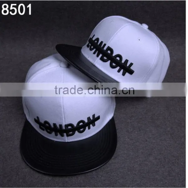 Custom Metal Plate Snapback Hat Embroidery Your Own Logo Good Quality Sport Cap photo-4