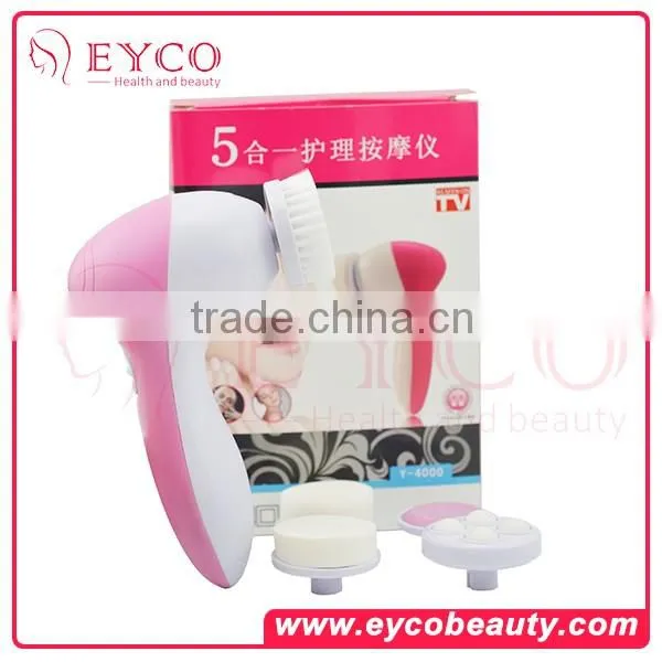Home Use Silicone Facial Brush Facial Massager 5 in 1 Personal Skin Care Beauty EYCO BEAUTY photo-4