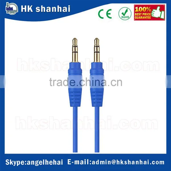 New and Hot China Wholesale 6 Feet Computer Speakers Male to Male 5 Color Combo Aux Cable 3.5mm Stereo Audio Cable photo-4
