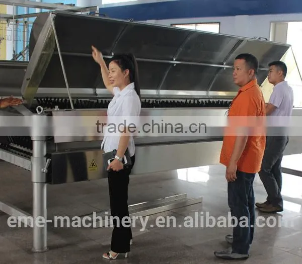 High Quality Poultry Slaughterhouse Equipment Horizontal Type Poultry Plucking Machine Butcher Equipment of Chicken Slaughter photo-5