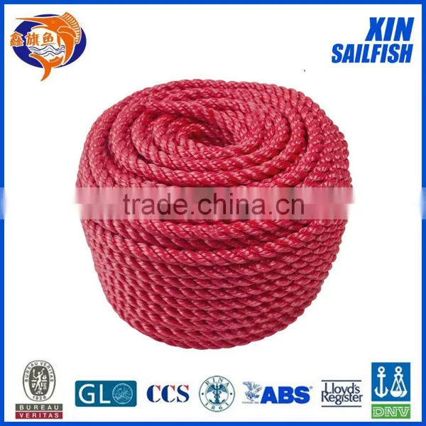 Cheap 40mm pp 3-strand Mooring Rope photo-5