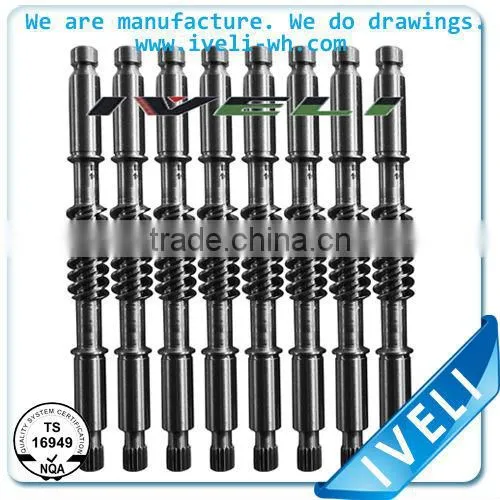 Thread Worm Shaft for Auto Parts
