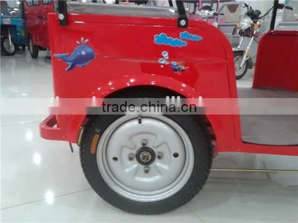 650W Electric Taxi Tricycle Rickshaw for 4 People Cargo Trike photo-4